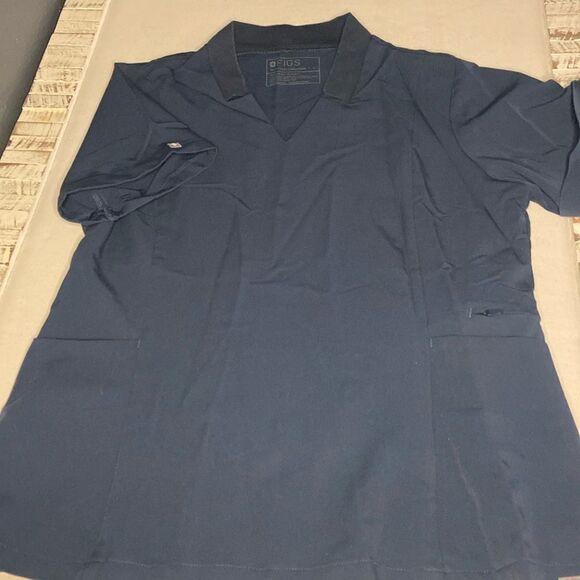 Figs technical collection navy top ladies large - Picture 1 of 8